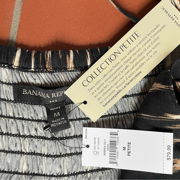 NWT Banana Republic Black Strappy Sundress size Petite M - Picture 6 of 16